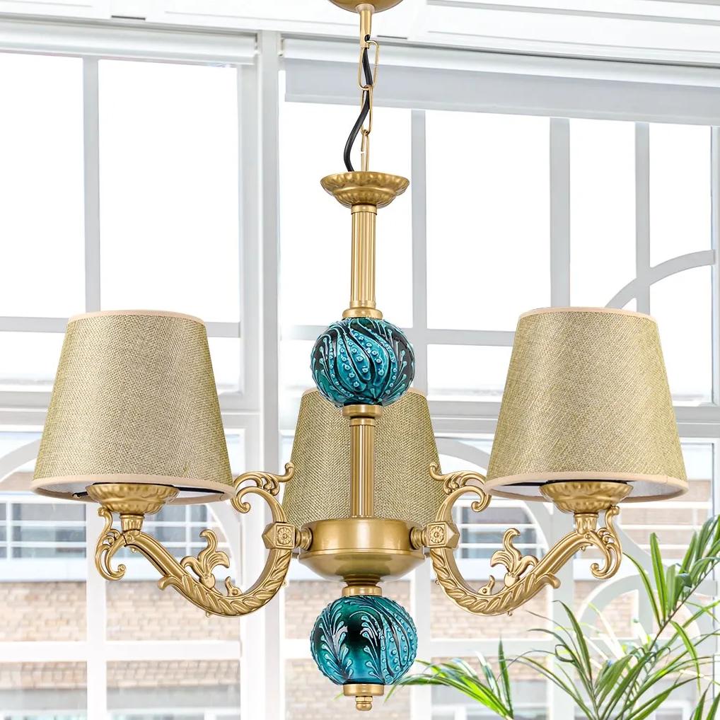 

Тройная люстра Decouvrir белый