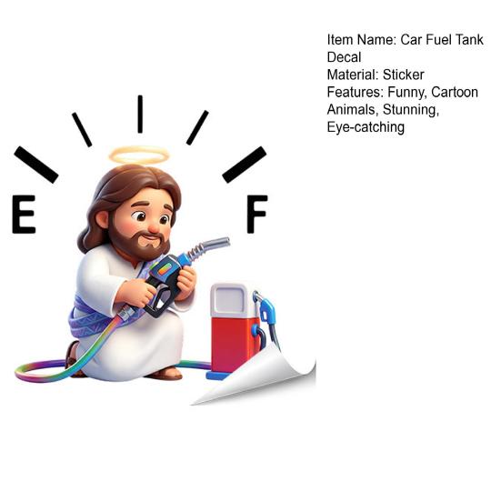 Auto Kraftstofftank Aufkleber Wasserdicht Lustig Auto Tankdeckel Sticker Cartoon Katzen Hunde Auto Tankanzeige Aufkleber für die meisten Fahrzeuge LKW SUVs