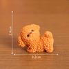 Figurines Miniatures Cute Puppy Dog Micro Landscape Ornaments for Home Decorations Room Decor DIY Desktop Car Accessories