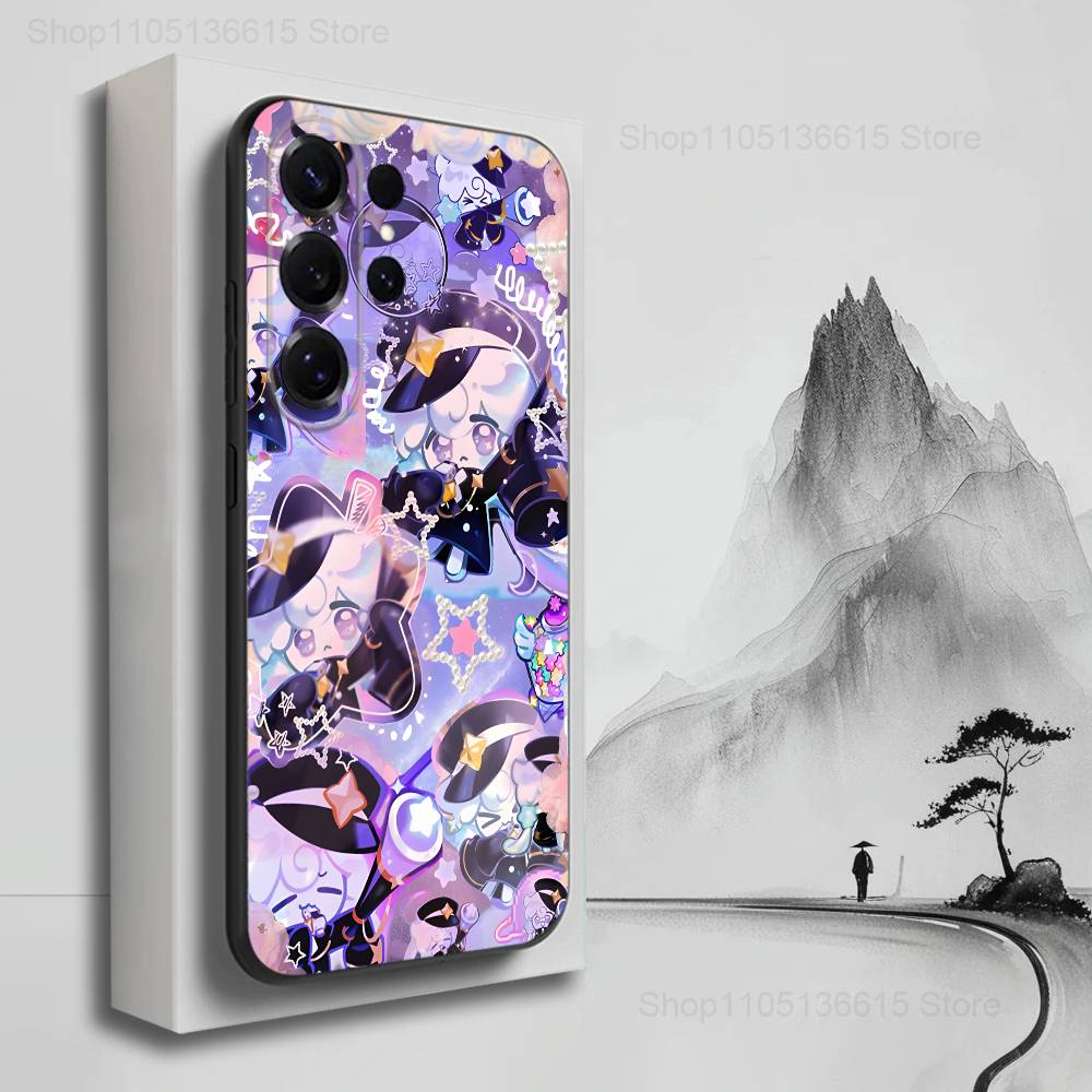 C-Cookie R-Run K-Kingdom Phone Case For Samsung S22,S21,S20,S10,S9,S25,S24,S23,Ultra,FE,Plus,Lite,Soft Silicone Black