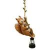 Outdoor Garden Lantern Solar Powered Animals Climbing Ropes Lantern Decorative Animal Shape Lantern for Balcony Patio Courtyard