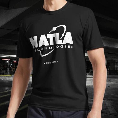 Natla technologies classic Logo T-Shirt Funny Size Mode American T-shirt XL