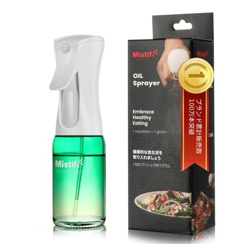 

Официальный распылитель масла Mistifi нового поколения, тип распыления, совместим с кулинарным маслом, уменьшает разбрызгивание масла, идеально подходит для аэрофритюрниц, салатов, барбекю, прочный