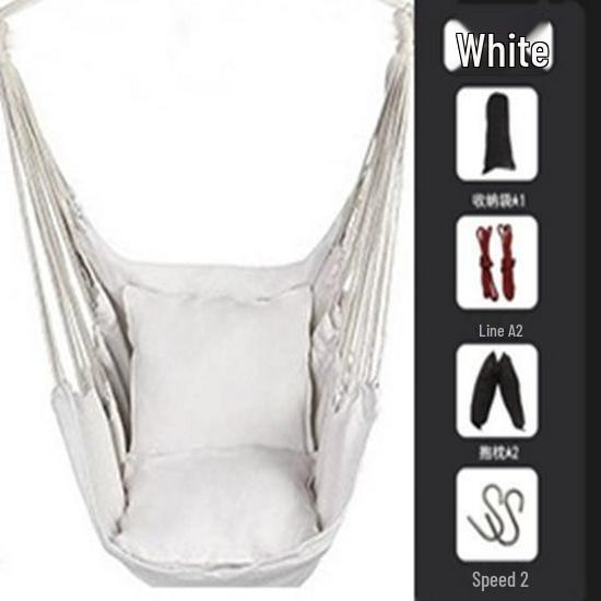 Hängesessel-Hängematte für den Innenbereich - Verdickter Schaukelsitz für Studentenwohnheime und Schlafzimmer