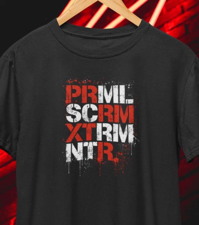 Primal Scream Exterminator Styled T-Shirt / Manchester Indie Punk Rock Tee M