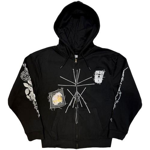 Bring Me The Horizon Unisex Adult Nailed Symbol Back Print Full Zip Hoodie