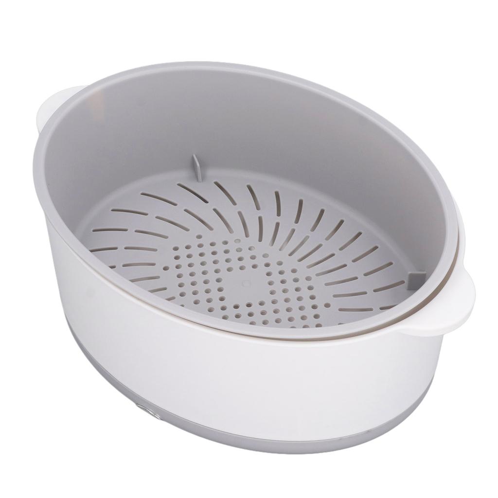 Fruit and Vegetable Washing Machine Double Layer Efficient Time Saving Multifunctional Electric Vegetable Washing Basket