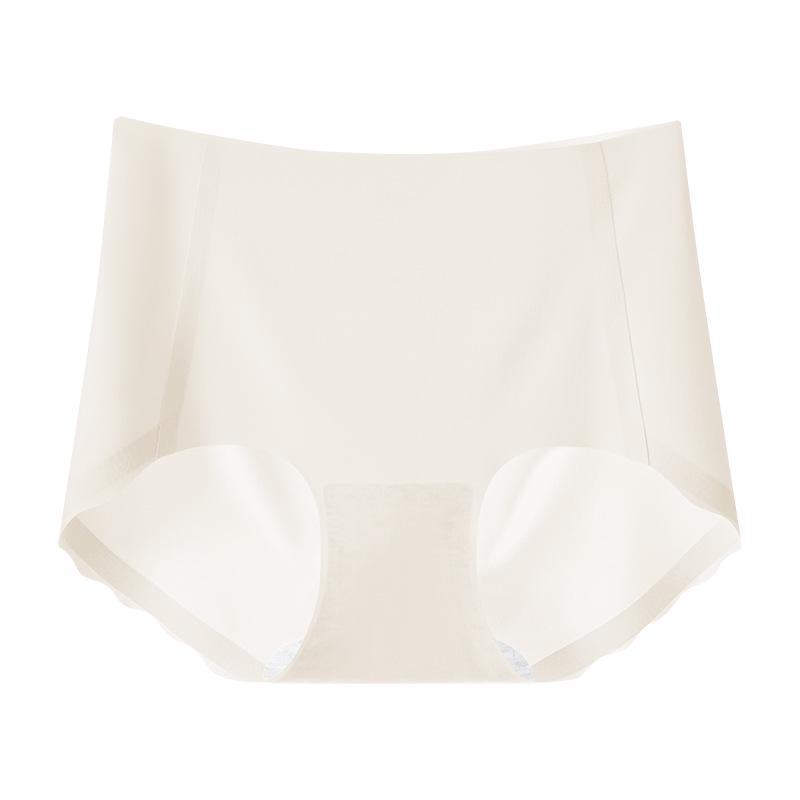 

[1A Ice Sense] Bacteriostatic, seamless, middle waist, comfortable and breathable buttocks, no buttocks, solid color, simple and less underwear one size fits all (40-70kg)