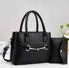 Fashionable Pu Tote Bag With Padded Pouch And Multiple Compartments For Work