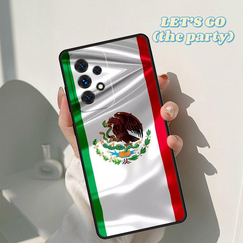 Mexico Flag Phone Case For Samsung Galaxy A42 A31 A40 A51 A71 A32 A80 A91 A52 A72 A73 A20e A21S A50 A70 A11 A12 Cover