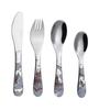 Children's Cutlery - Exzact - 4 Pieces - Stainless Steel - Dishwasher Safe - Complete Set