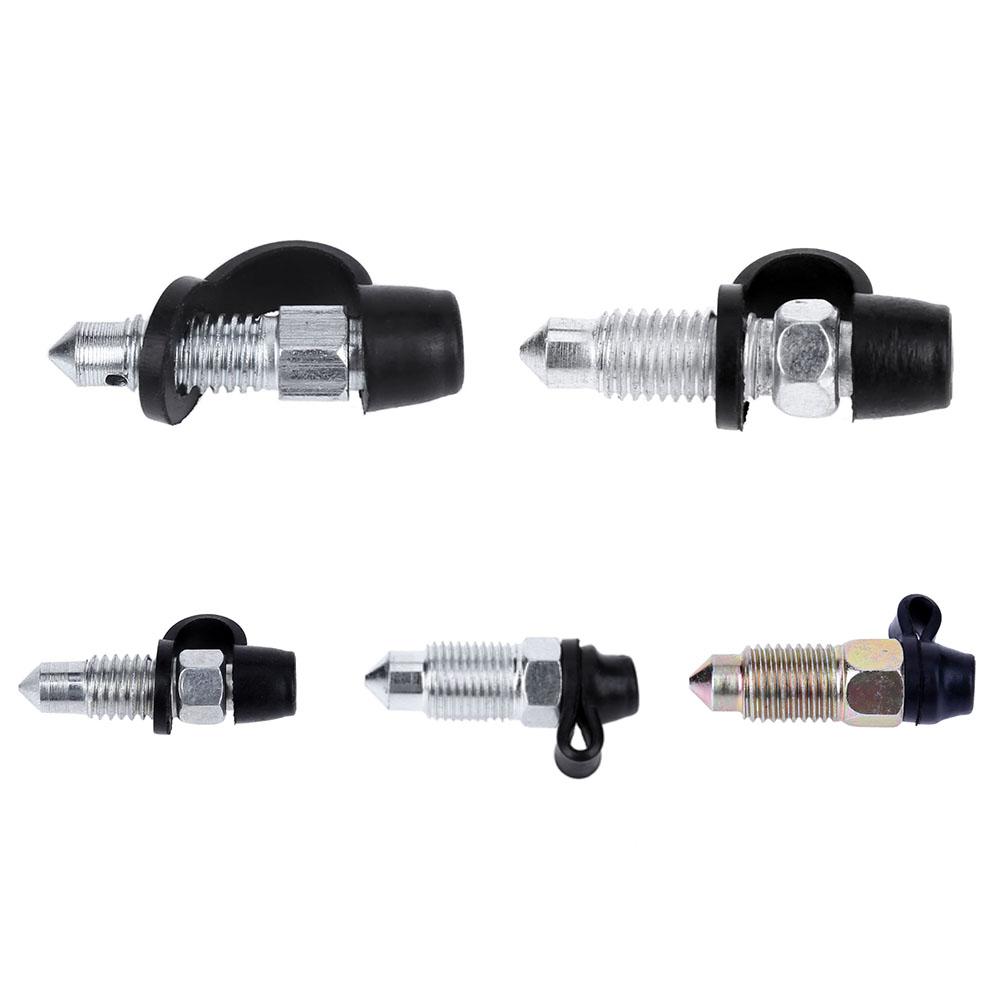 1/5PCS Car Motorcycle Brake Caliper Bleed Screw Nipple Portable Motorcycle Brake Pump/Caliper Bleed Screw Nipple Easy Operation
