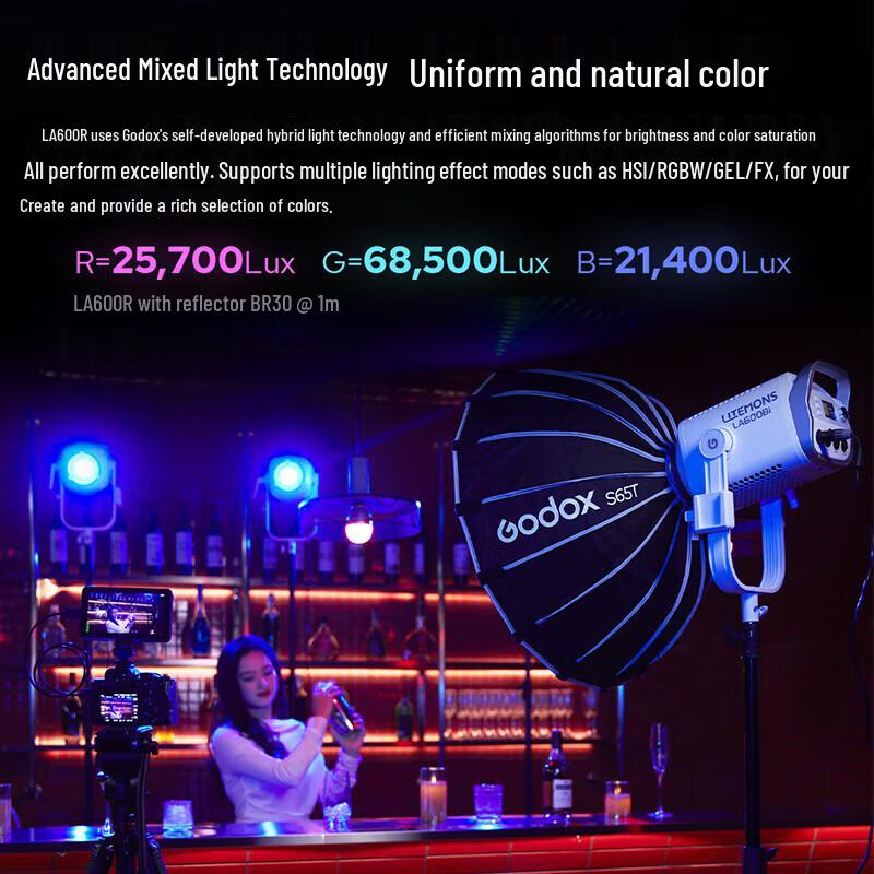 Godox LA600R 600W Full Color LED Video Light