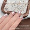 Sparkling Mini Zirconia Flat Star 3D Nail Decorations: Champagne Autumn/Winter Mix