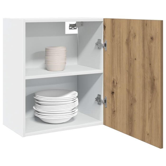 VidaXL Wall-mounted Cabinet "Lyon" Artisan Oak 50 X 31 X 60 Cm Engineered Wood 856108
