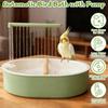 Parrot Automatic Shower Pet Bird Bath Cage Basin USB Electric Circulating Water Bird Bathtub for Lovebird Cockatiel Birds Toy