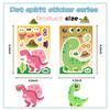 8PCS Dinosaur Collage Stickers Cute Face Changing Mug Computer Cell Phone Laptop Decoration Waterproof Stickers