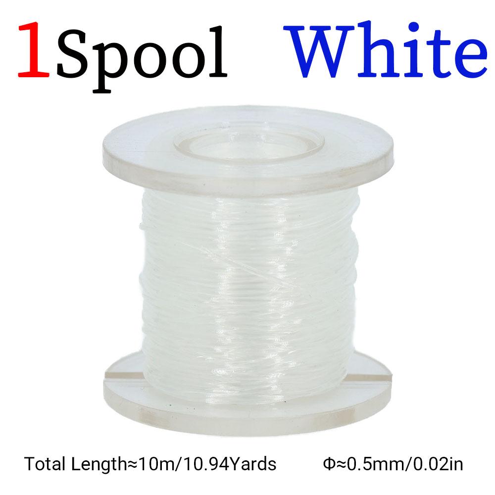 1PC Colored Elastic Thread Mayfly Shrimp Fly Larva Body Making Material High Elasticity Suitable for Trout Salmon Fishing Baits