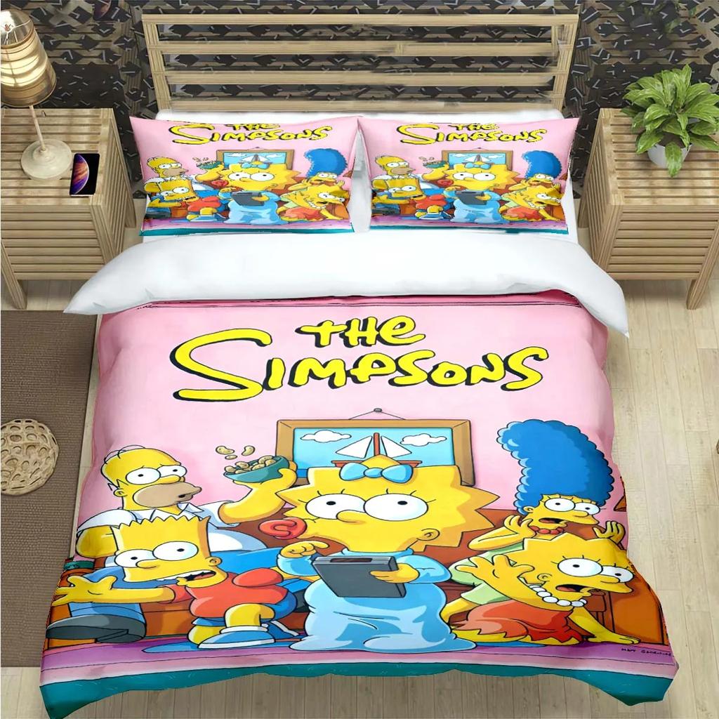 Beliebte Cartoon-TV-Rollen-Druck Bettwäsche-Sets Bettwaren-Set Bettdecken-Set Teens Mädchen Twin Einzel Kind Geschenk