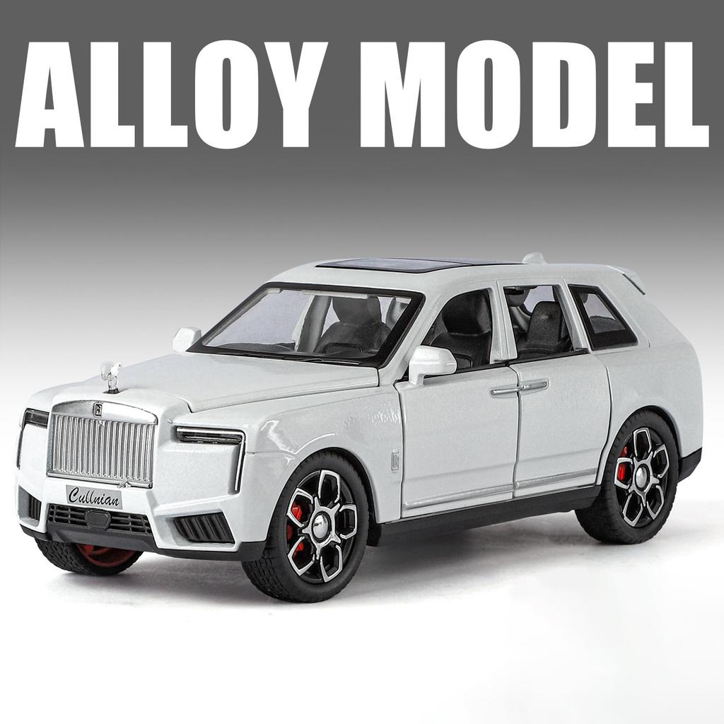 1/32 2025 Rolls Royce SUV Cullinan Alloy Luxury Car Model Diecast Metal Toy Off-road Vehicle Car Model Sound and Light Kids Gift