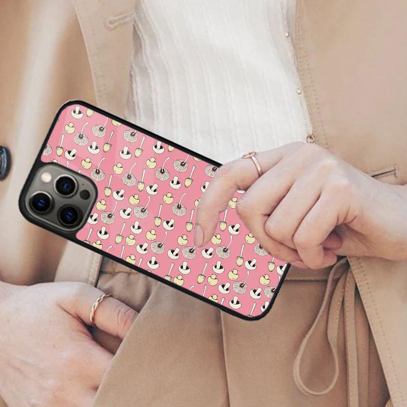Mushroom Pattern Magnetic Phone Case For APPLE iPhone 17 Air 16 14 13 12 Pro Max 15 Plus Wireless Charge With MagSafe Cover