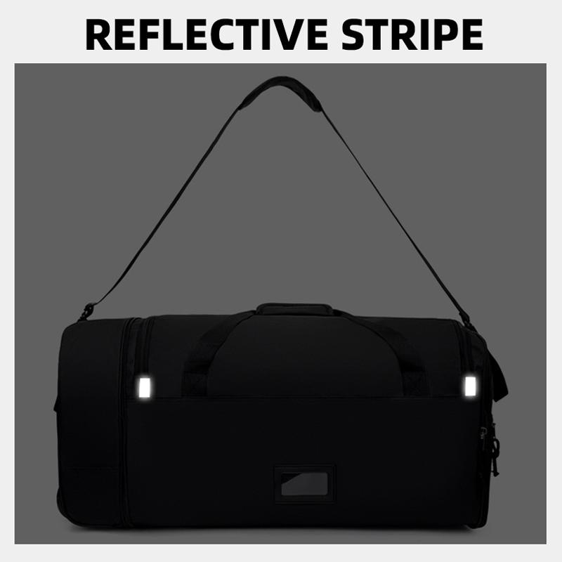 Large-capacity Foldable Travel Bag, One-shoulder Portable Tug Bag, Business Trip Portable Luggage Bag Storage Bag