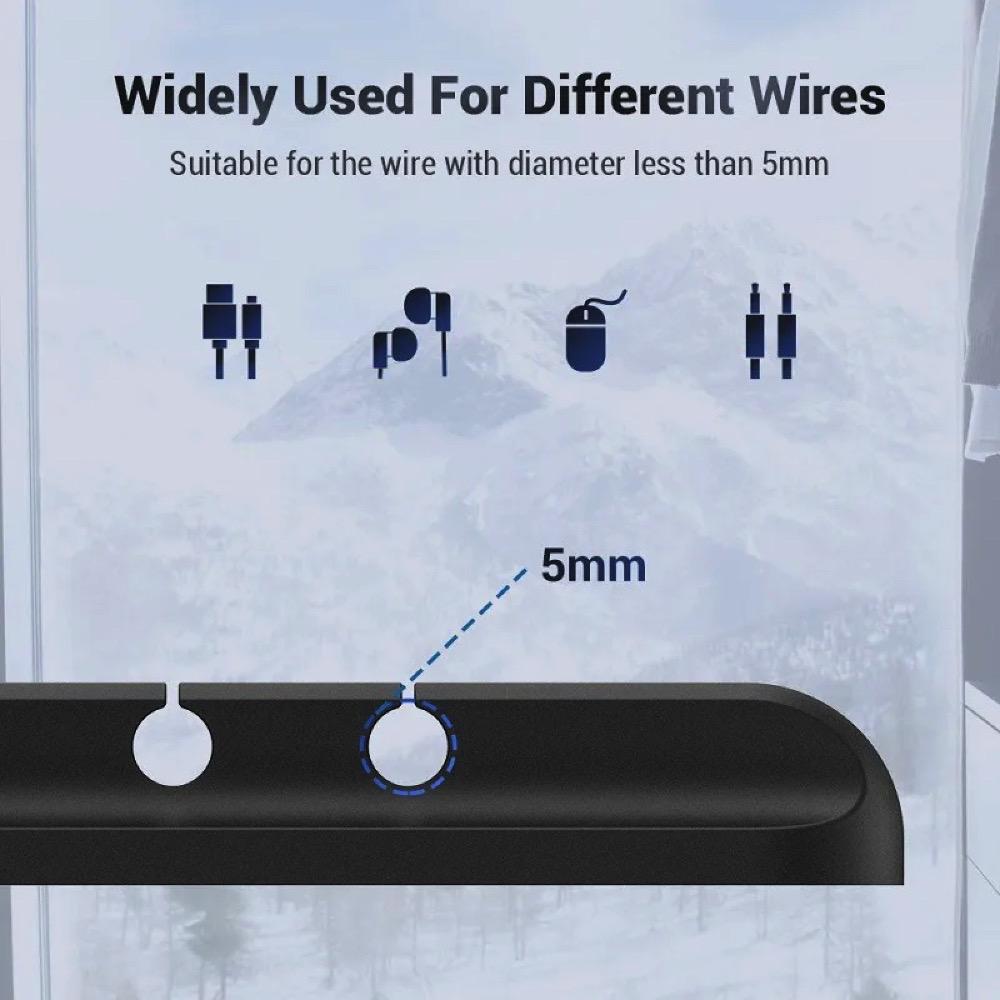 Cable Organizer Silicone USB Data Cable Desktop Management Cable Silicone Clips For Mouse Headphone Earphone Car Wire Holder