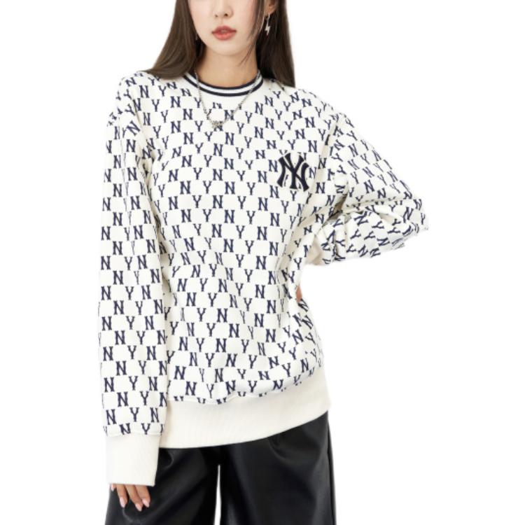 New MLB Sweatshirts Unisex White 3AMTM0926-50CRS