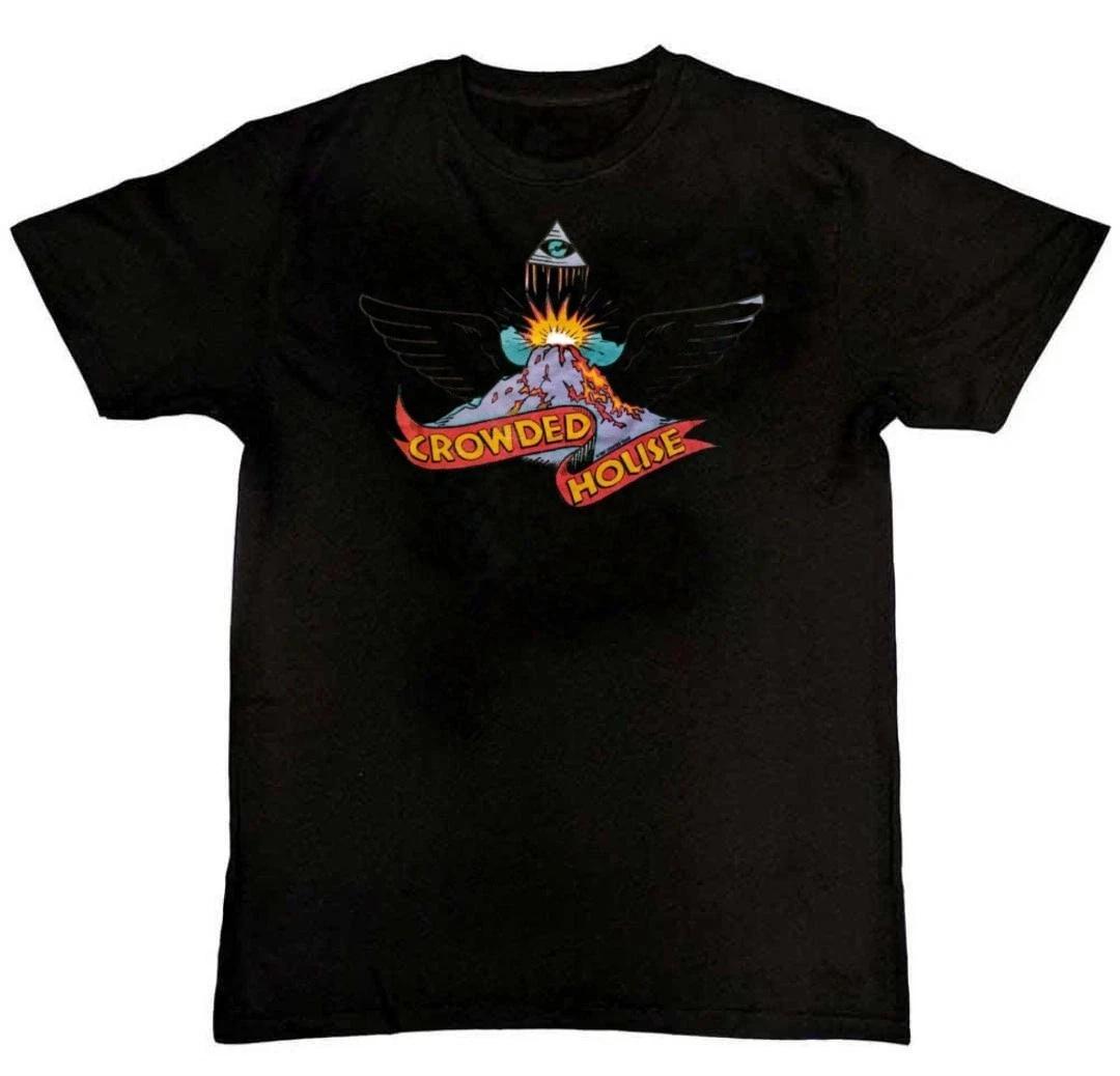 Crowded House Graphic Print Unisex Mens 100% Cotton T-shirt Mens Tees Top S