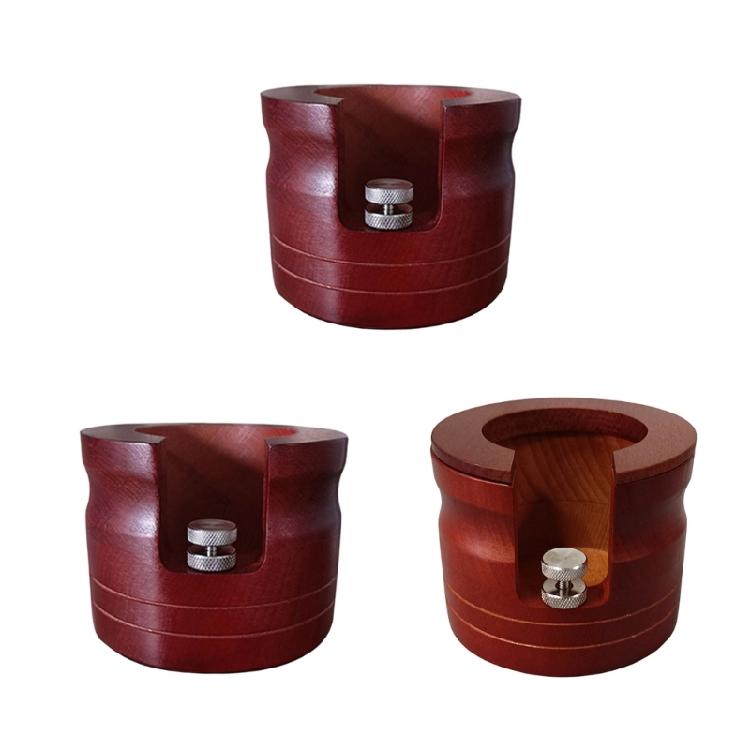Coffee Bottomless Portafilter Station with Adjustable Heights Screw Espresso Tamper Stand Professional Coffee Gear
