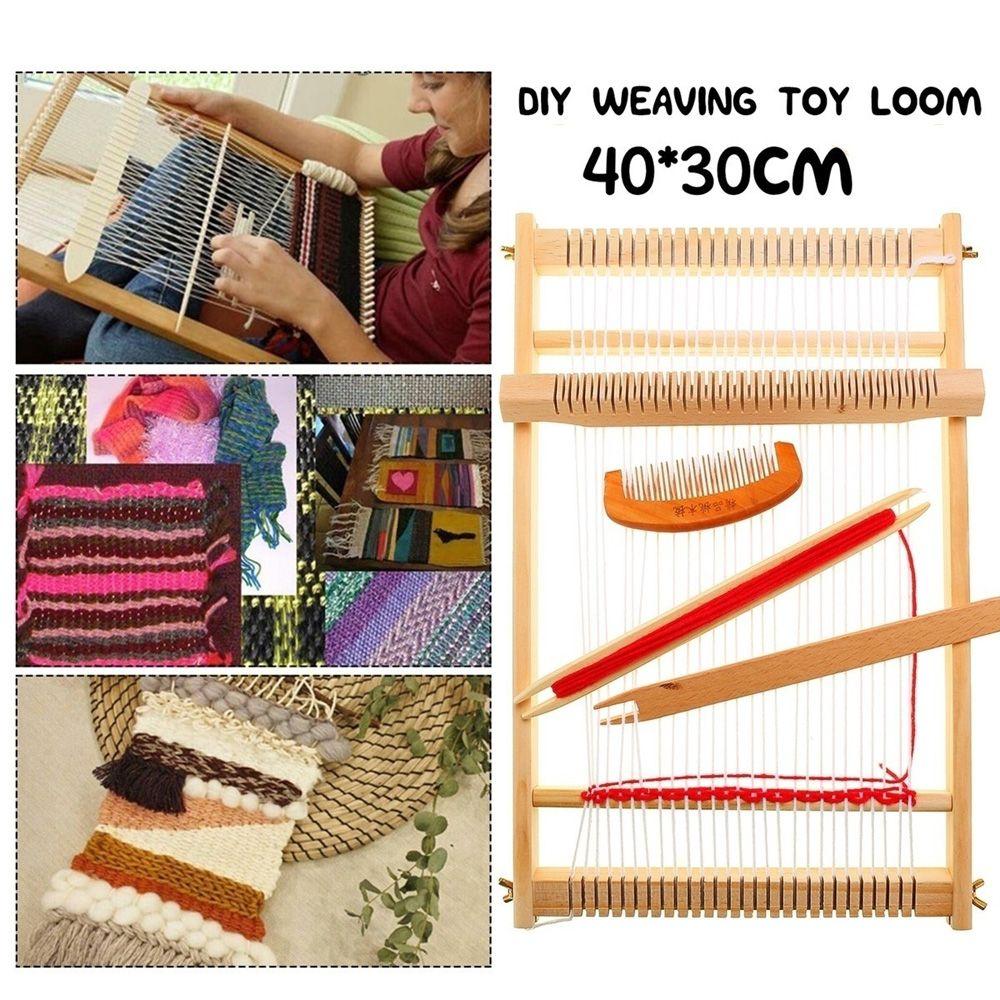 Traditional Easy Operate Comb DIY Craft For Children  Girl Handcraft Weaving Loom Knitted  Knitting Machine