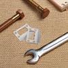 1 Set Stainless Steel Door Striker Plate Extender Repair Security Reinforcement Plate For Interior Exterior Door