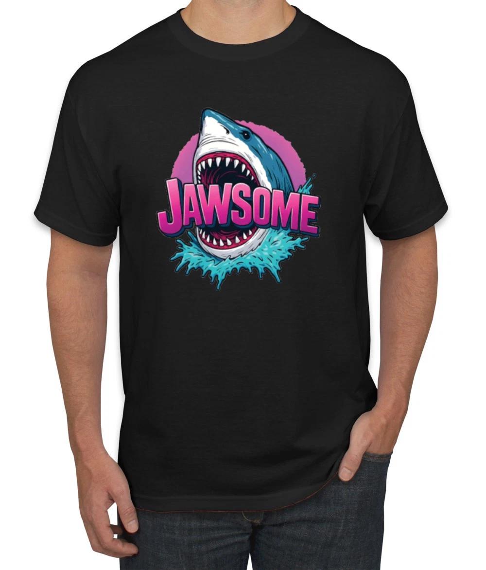 Jawsome Shark 1975 Movie Fan Men s T- Shirt S