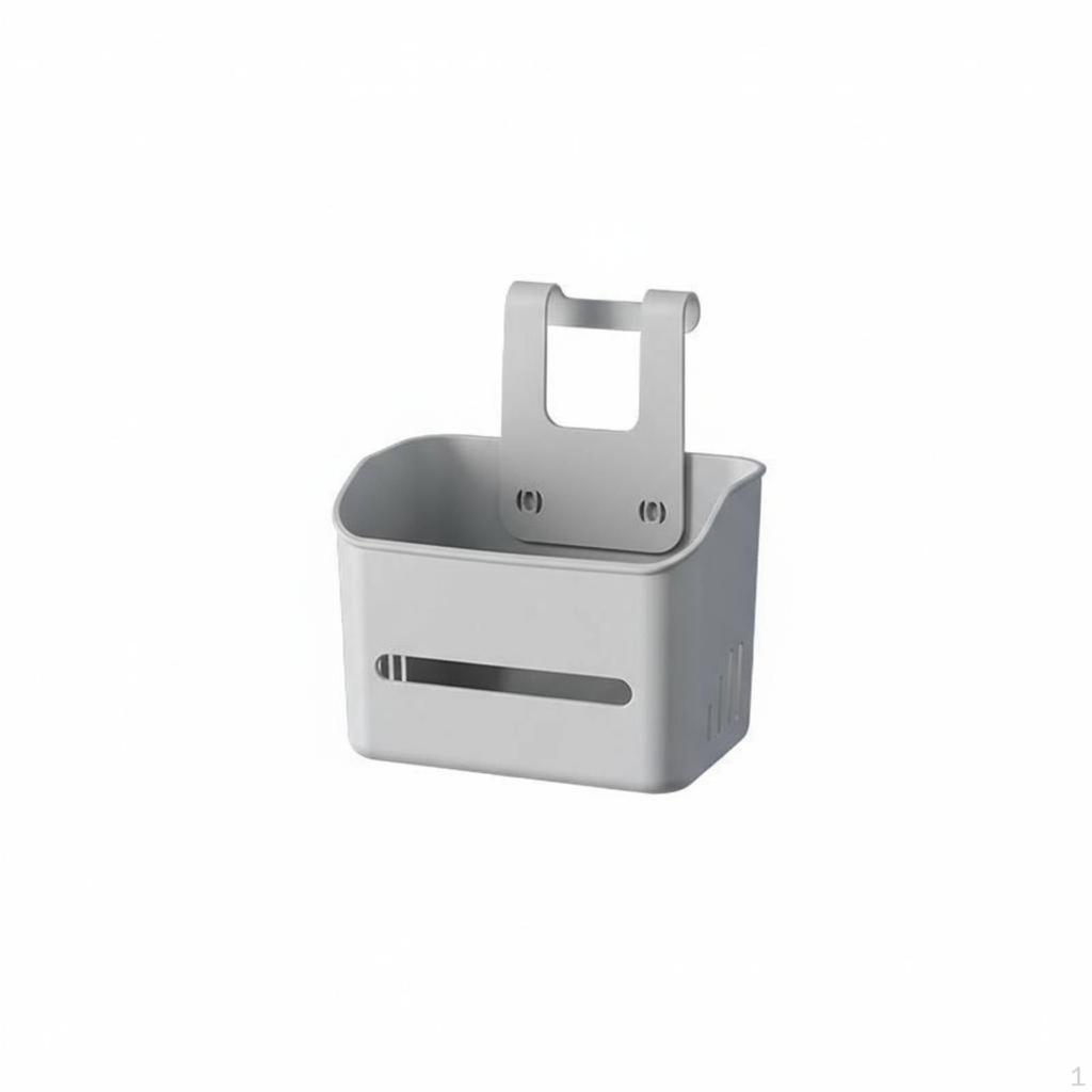 Hanging Storage Basket Drill Installation Wall Mount Organizer Bin Versatile Mounted