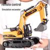 New Remote Control Alloy Excavator Toy for Kids Ages 3-8 - Engineering Vehicle Simulation