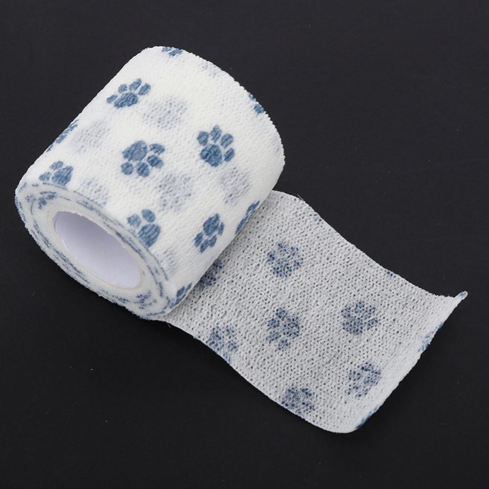 Dehnbarer HundePfotenVerband Vliesstoff Vliesbandage Klebstofffrei TierarztVerband Erste Hilfe Anwendung