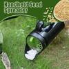 New Up To 85 Oz Hand Spreader Shaker Plastic Multiple Seed Spreader Opening Sizes Fertilizer Spreaders Lawn and Garden