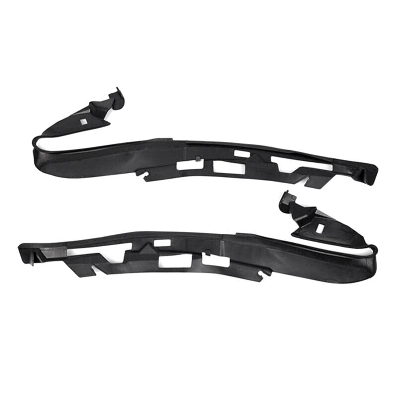 2PCS Front Bumper Headlight Sealing Strip Headlight Gasket Upper Bracket Cover Replacement Parts Fit For BMW F10 F11 2010-2017