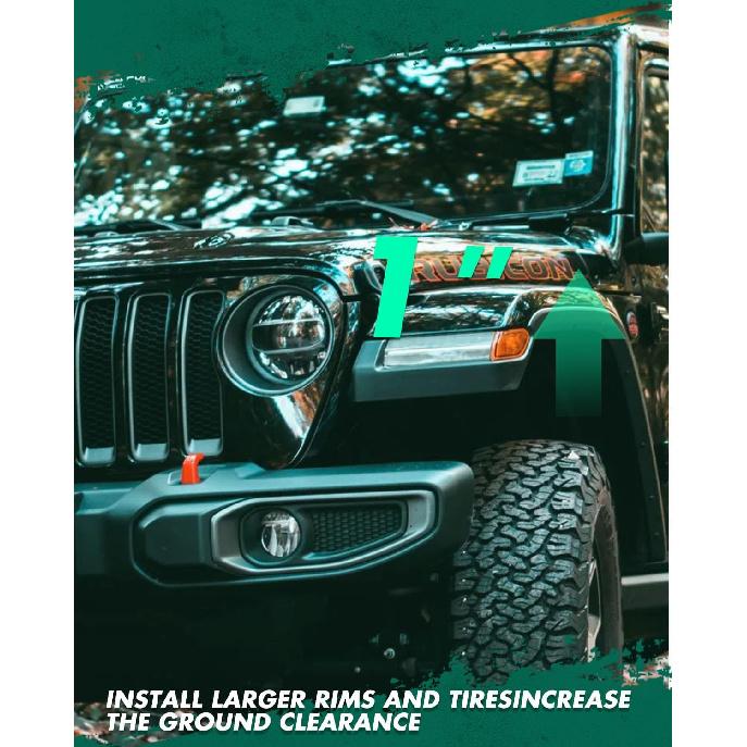 SCITOO 1 Inch Front Leveling Lift Kit Car Lift Strut Spacers Compatible with for Chevrolet Silverado for GMC Yukon 2007-2018