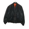 CORINTH Tillverkad i USA MA-1 Flygjacka M svart Vadderad Militär Herr Begagnad