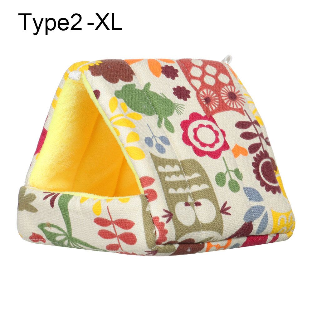 Cute Comfortable Winter Small Animal Sleeping Bed Guinea Pig Nest Warm Mat Hamster House