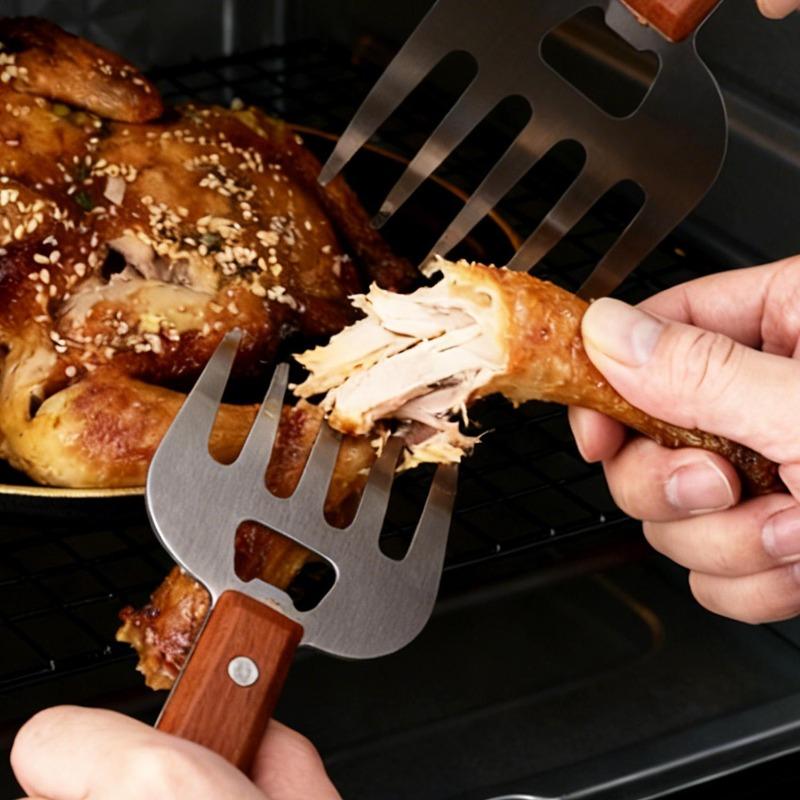 Multipurpose Meat Shredding Tool Bear Claw for Cooking BBQ Salad Prep 5 Prong Sharp Claw Heavy Duty Rustproof Easy To Clean Tool