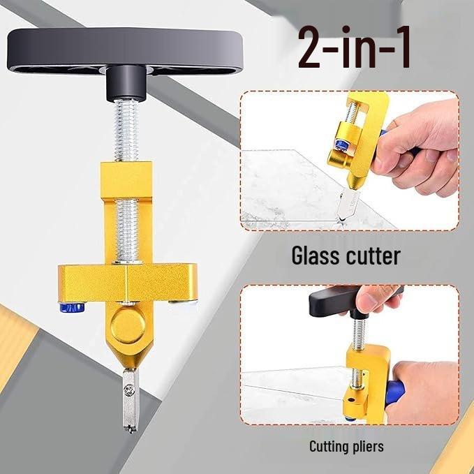 High-Precision Handheld Multifunctional Tile & Glass Cutter with Diamond Scribe