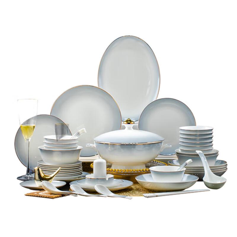 AnYi Chinese Style Ceramic Dinnerware Set