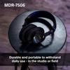 Sony MDR-7506 Stereo Headphones Over-Ear Design Professional Studio Use
