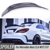 Carbon Fiber Rear Trunk Lid Boot Ducktail Lip Spoiler Wings Car Accessorie For CLA W117 C117 180 200 250 260 CLA4