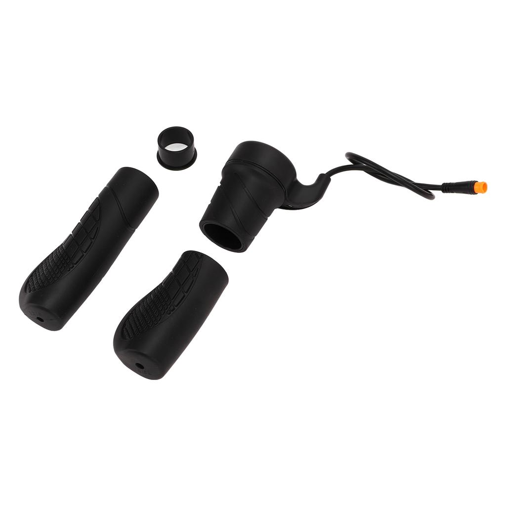 20X Electric Bike Throttle Accelerator Handle Grips Speed Regulating Handle General with Waterproof Connector 24V‑72V