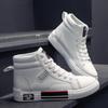Mode Heiß Neue Herren Freizeitschuhe Herbst High Top Sneaker Atmungsaktiv Flach Walking Weiß Sportschuhe Studenten Street Skate Schuhe tenis