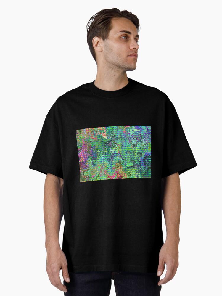 Burning Spear GLORY - Original Abstract Design Oversized T-Shirt