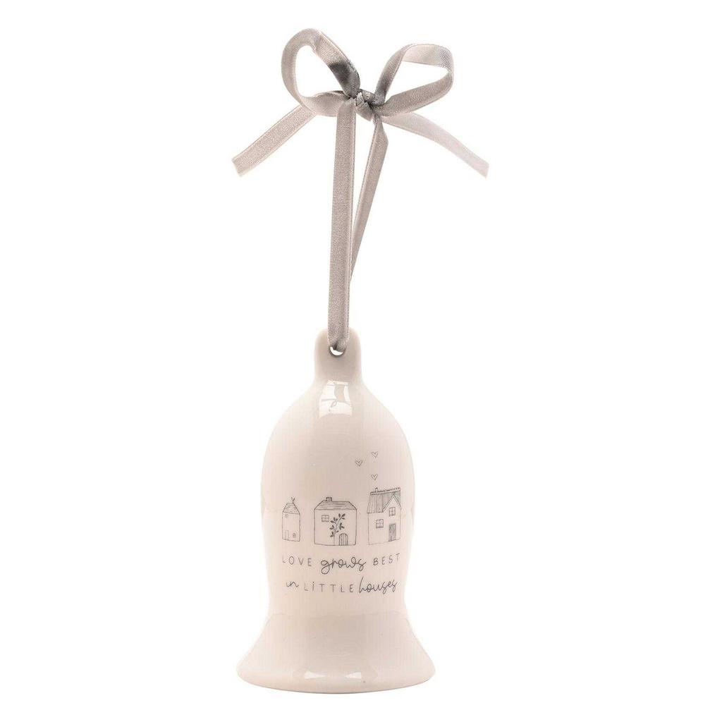 Celebrations Little Houses Ceramic Bell